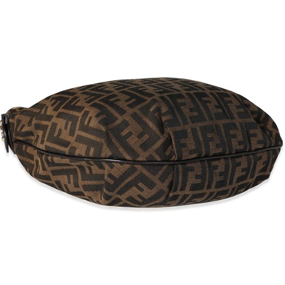 Fendi Brown Zucca Canvas Chef Chain Hobo - Picture 6 of 7